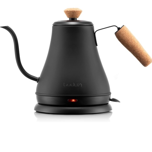 Bodum 27oz Bistro Gooseneck Electric Water Kettle Matte Black - Picture 1 of 6